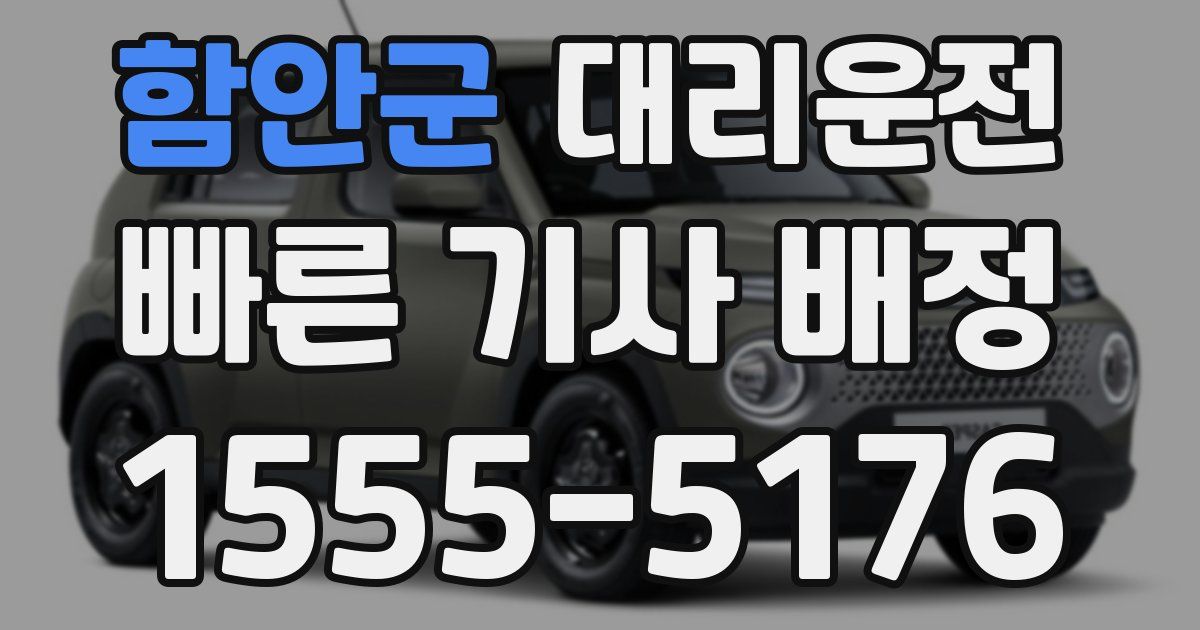 일일대리기사