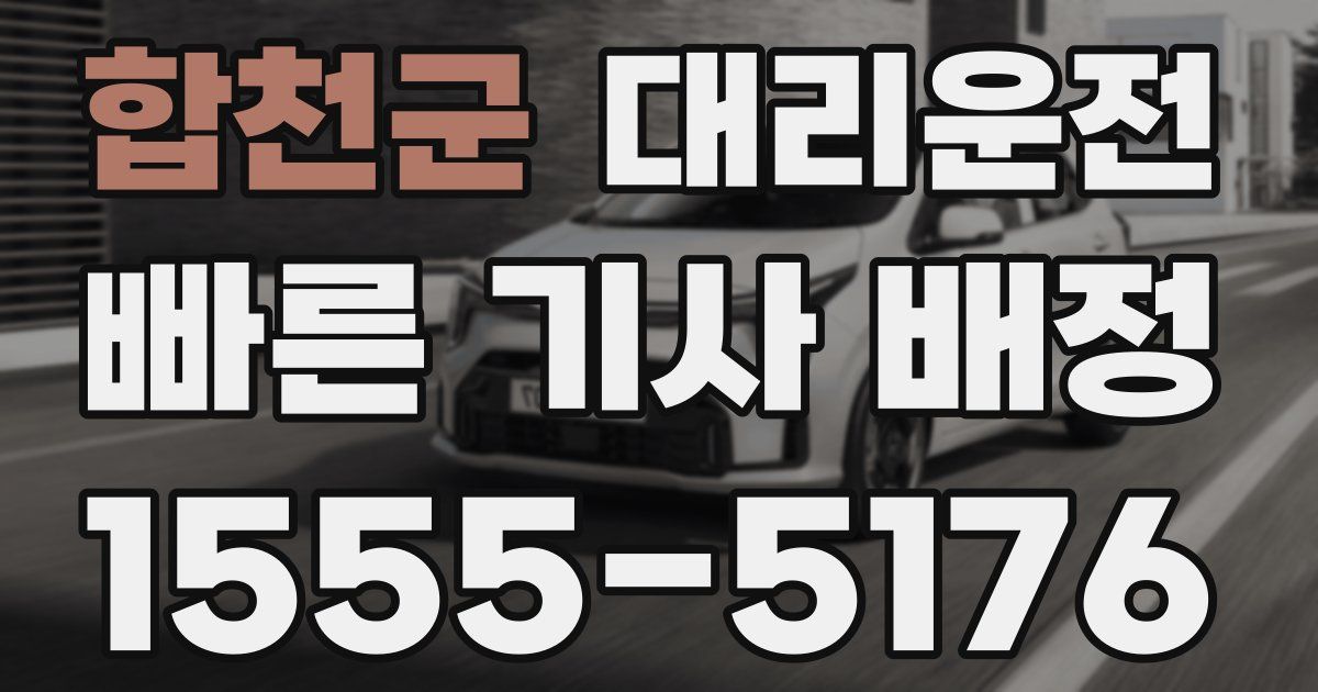 일일대리기사