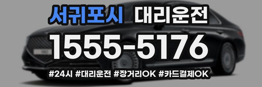 서귀포시 대리운전