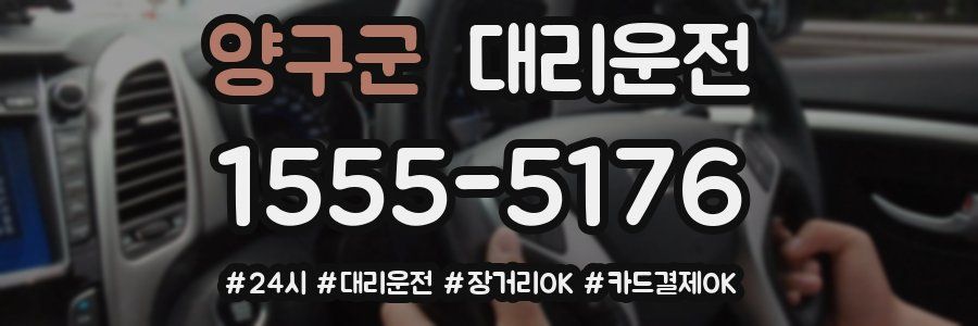 양구군 대리운전