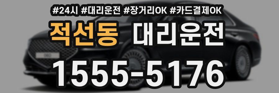 적선동 대리운전