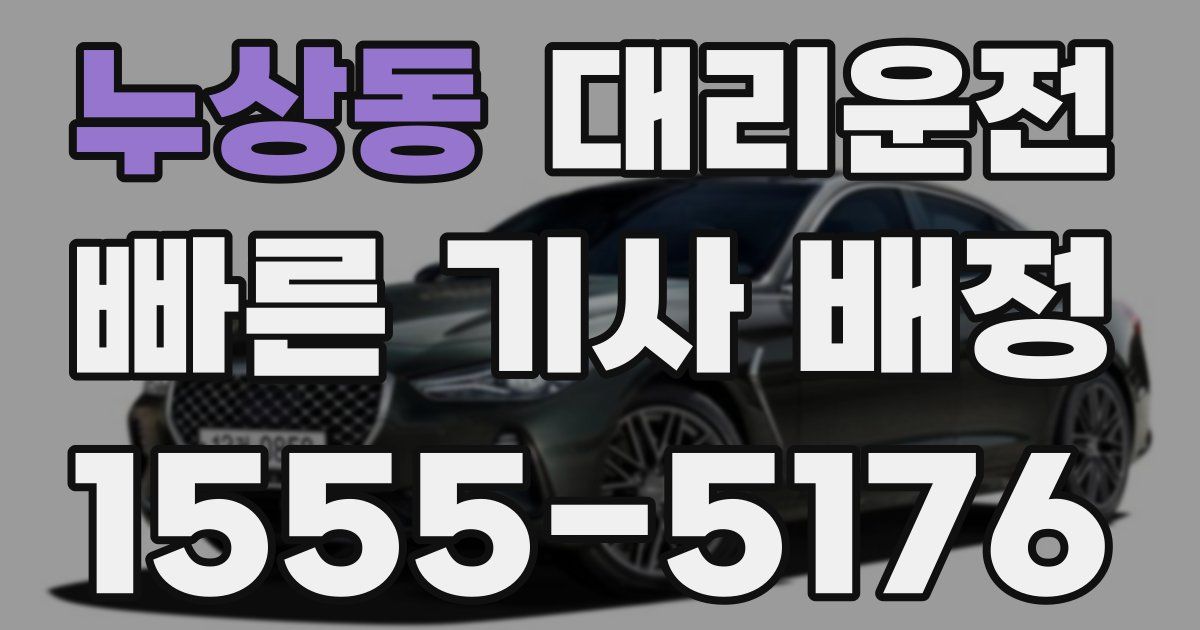 일일대리기사