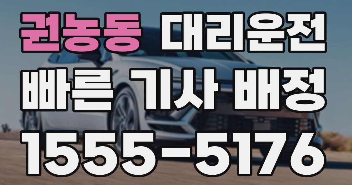 일일대리기사