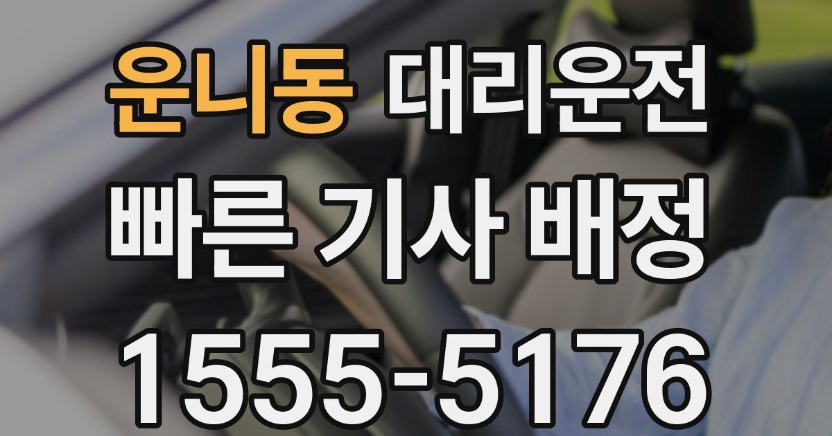 일일대리기사