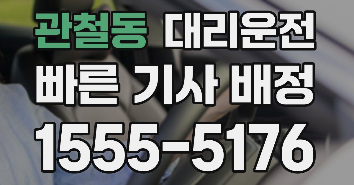 일일대리기사