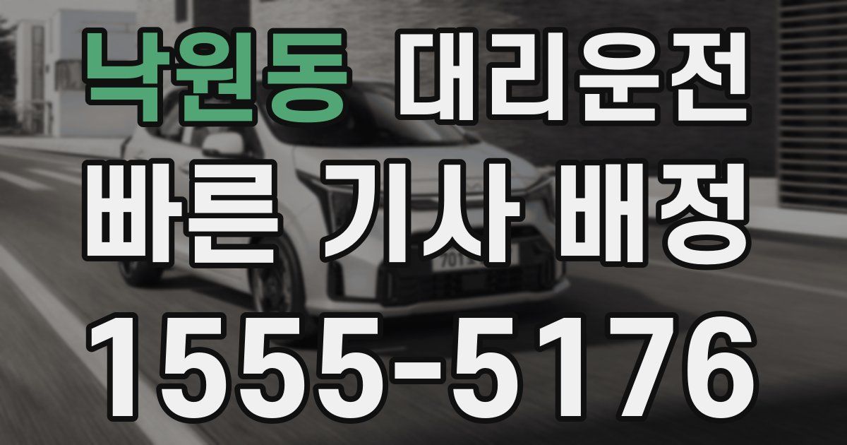 일일대리기사