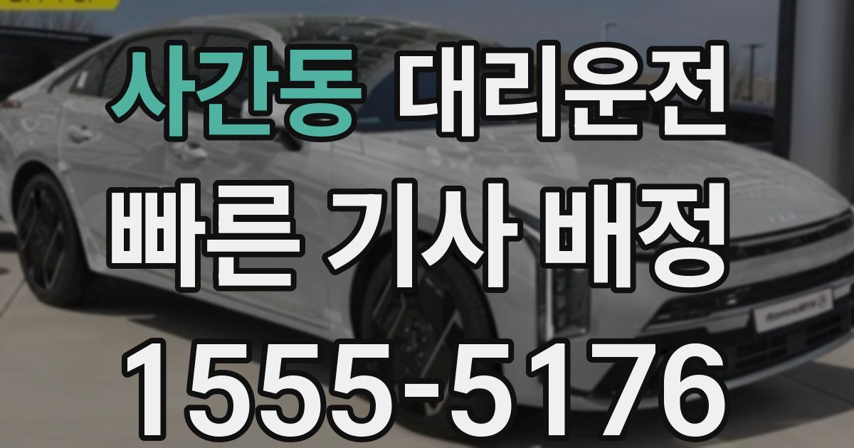 일일대리기사
