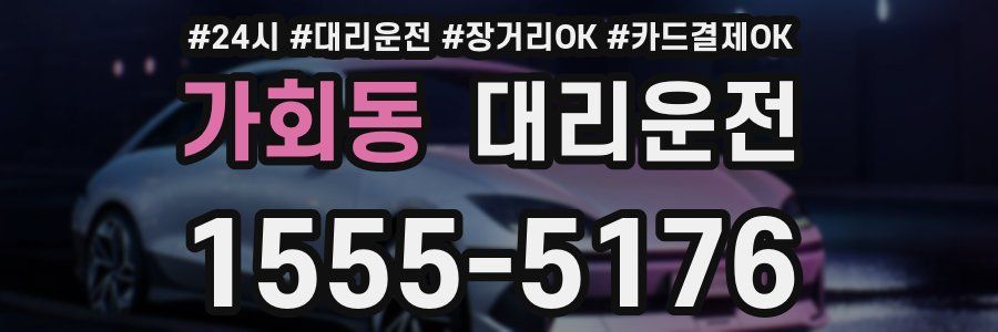 가회동 대리운전