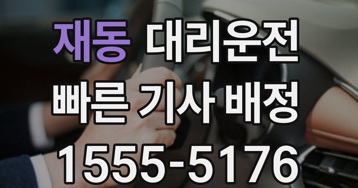 일일대리기사