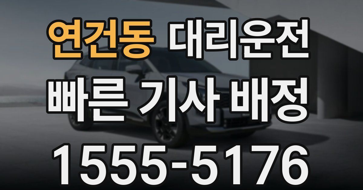 일일대리기사