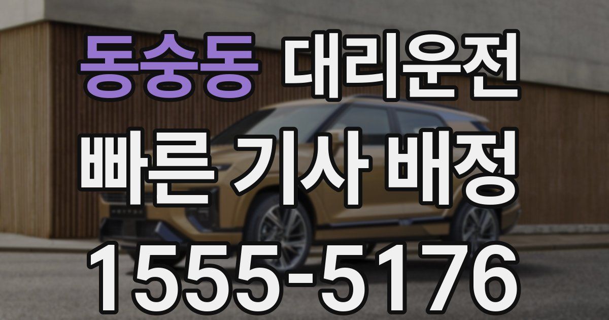 일일대리기사