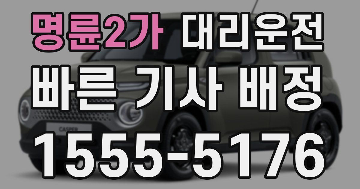 일일대리기사