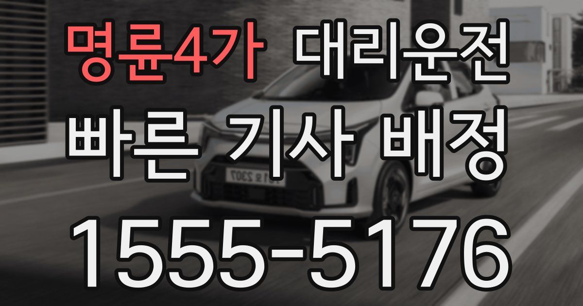 일일대리기사