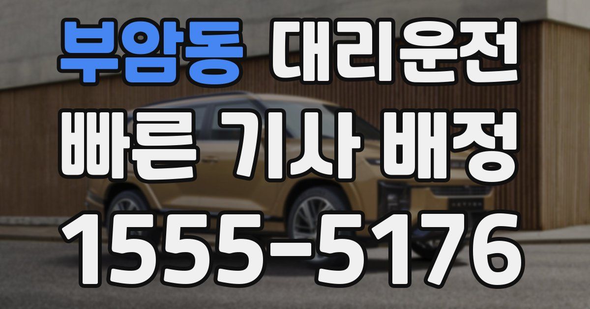 일일대리기사