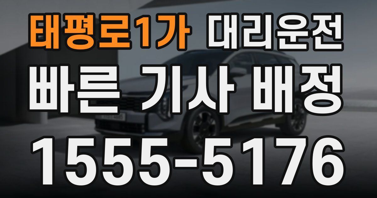 일일대리기사