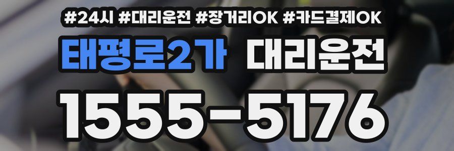 태평로2가 대리운전