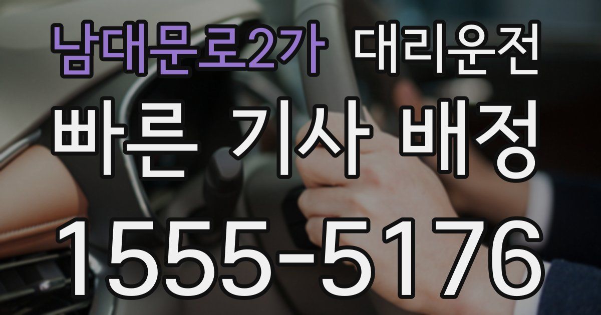 일일대리기사