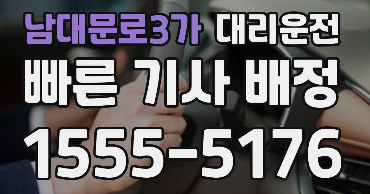 일일대리기사