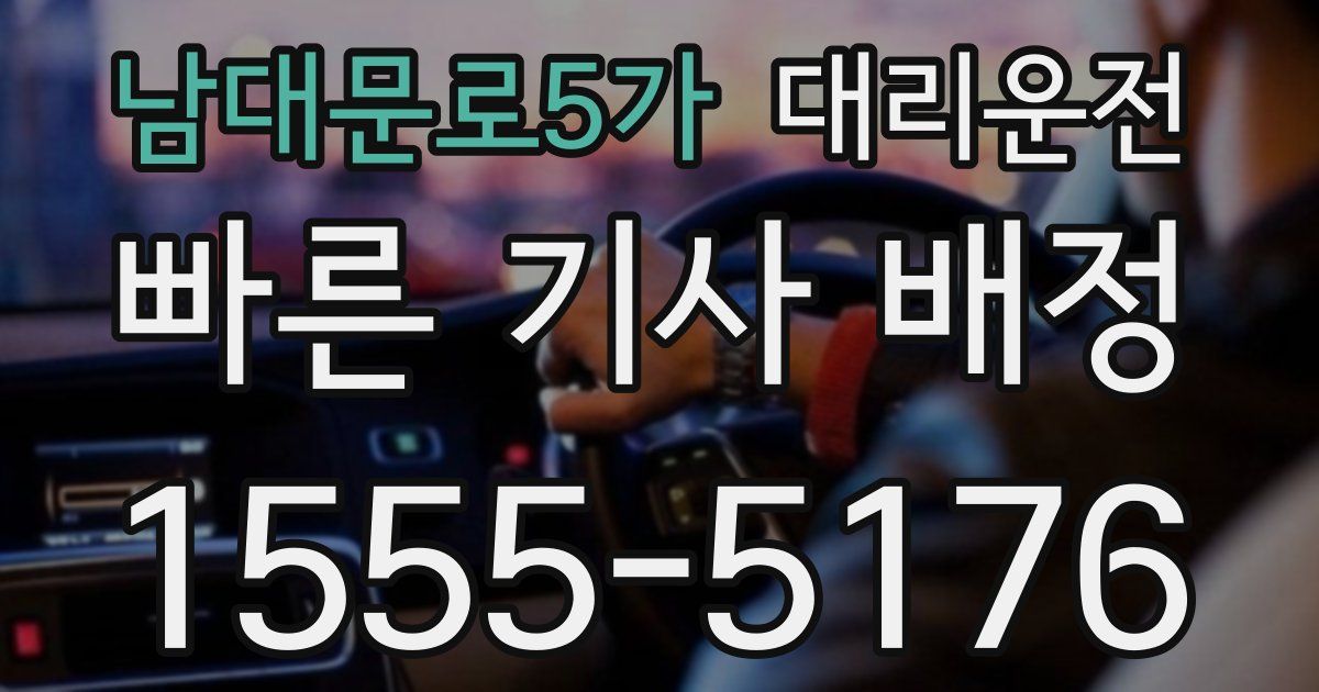 일일대리기사