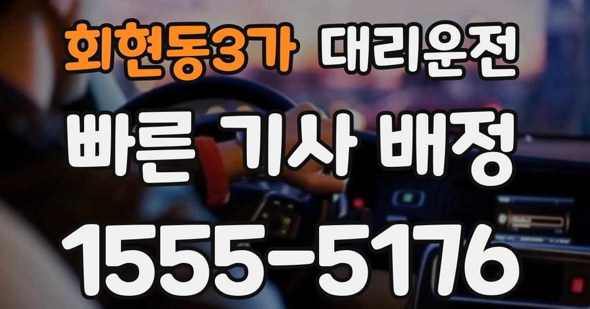 일일대리기사