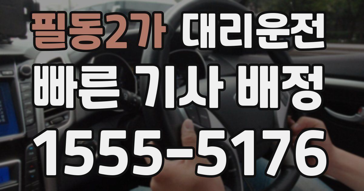 일일대리기사