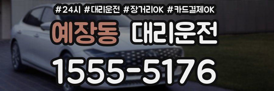 예장동 대리운전