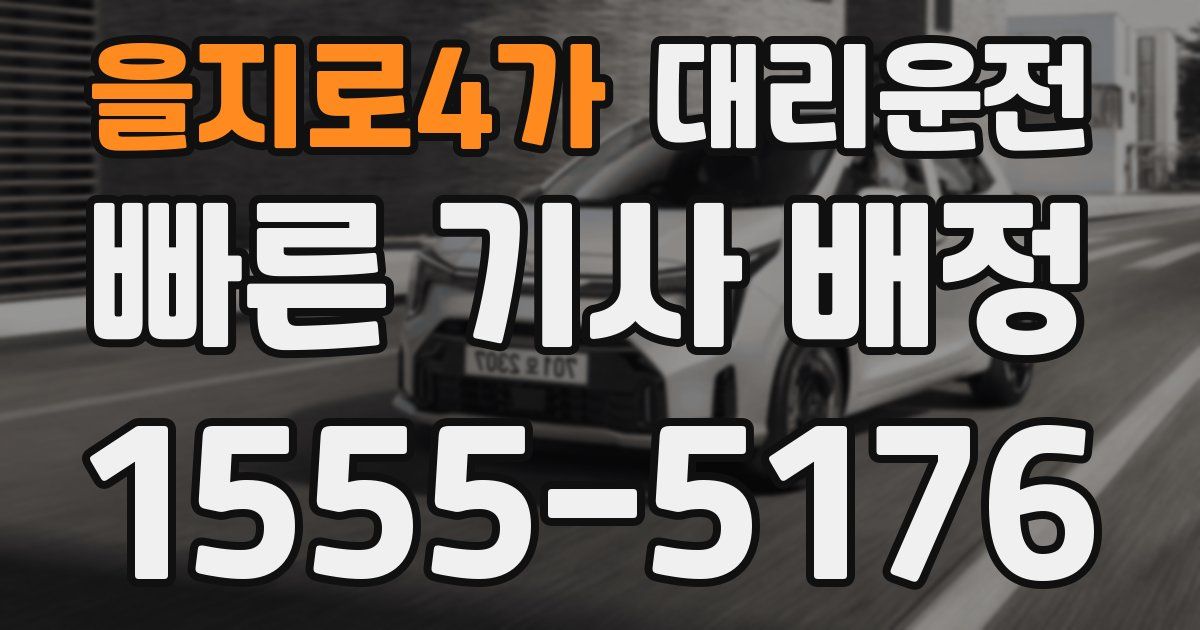 일일대리기사