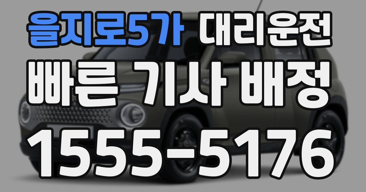 일일대리기사