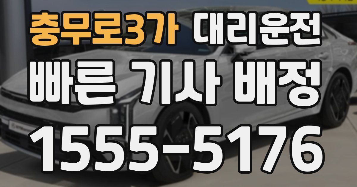 일일대리기사