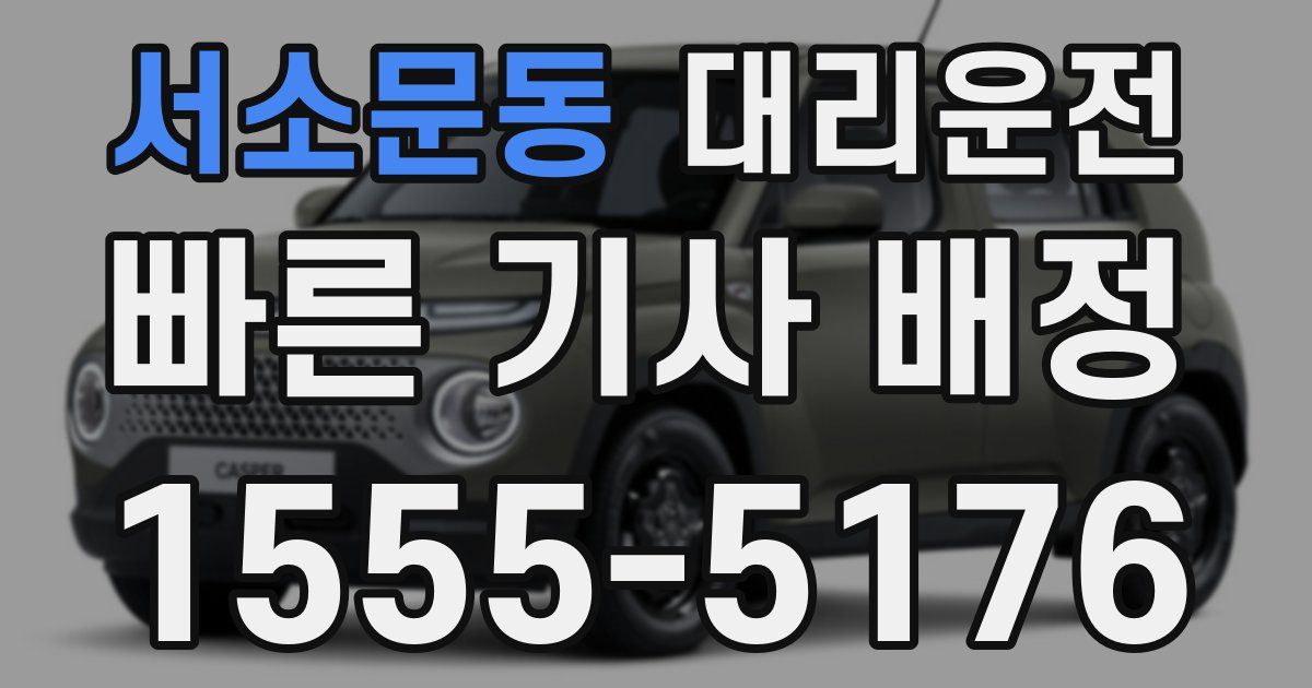 일일대리기사