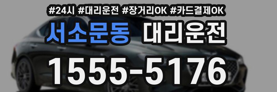 서소문동 대리운전