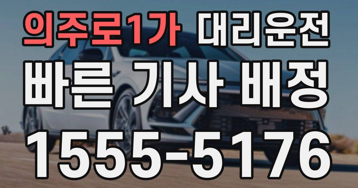 일일대리기사