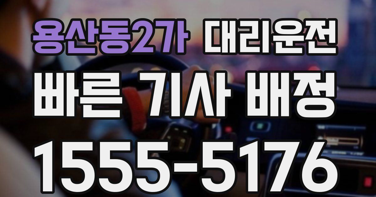 일일대리기사