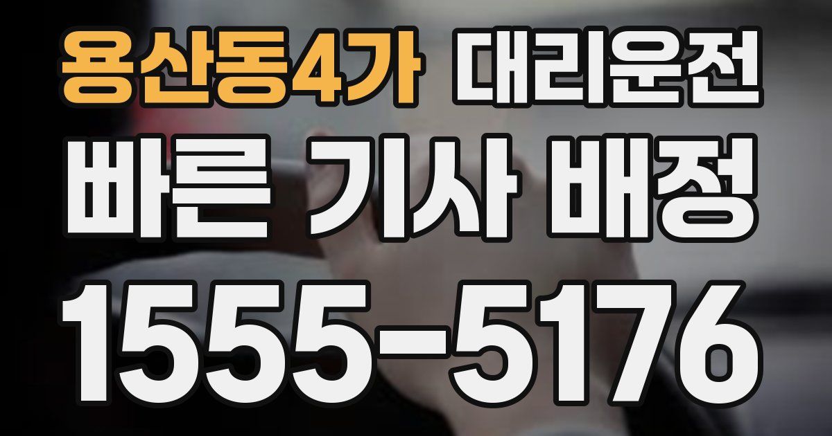 일일대리기사