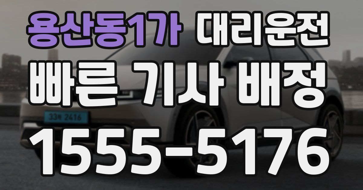일일대리기사