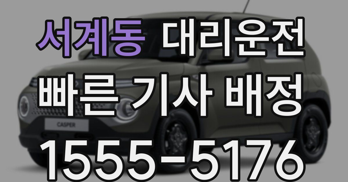 일일대리기사