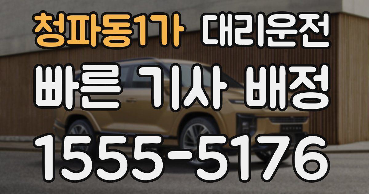 일일대리기사