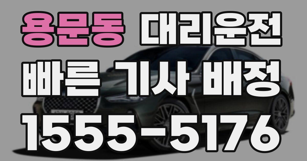 일일대리기사