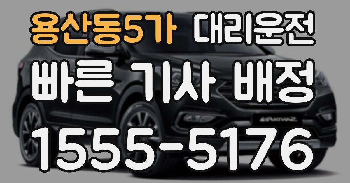 일일대리기사