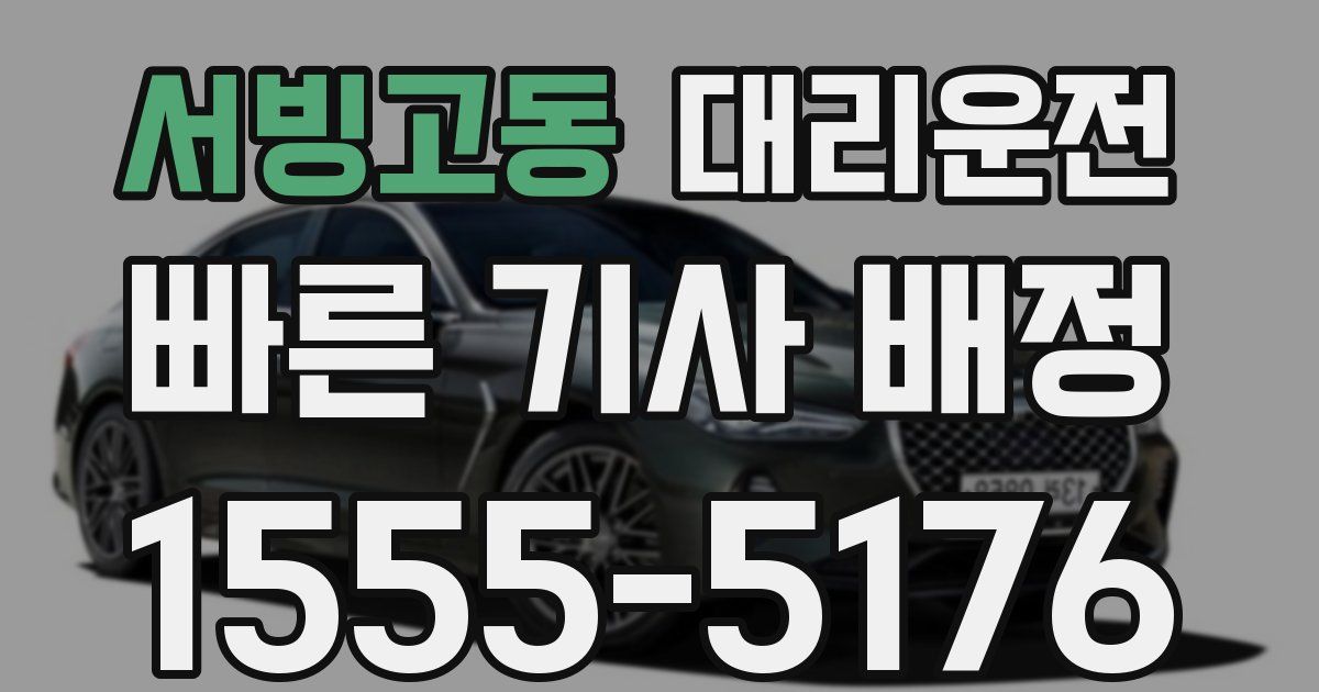일일대리기사