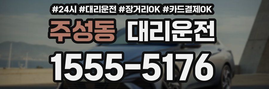 주성동 대리운전