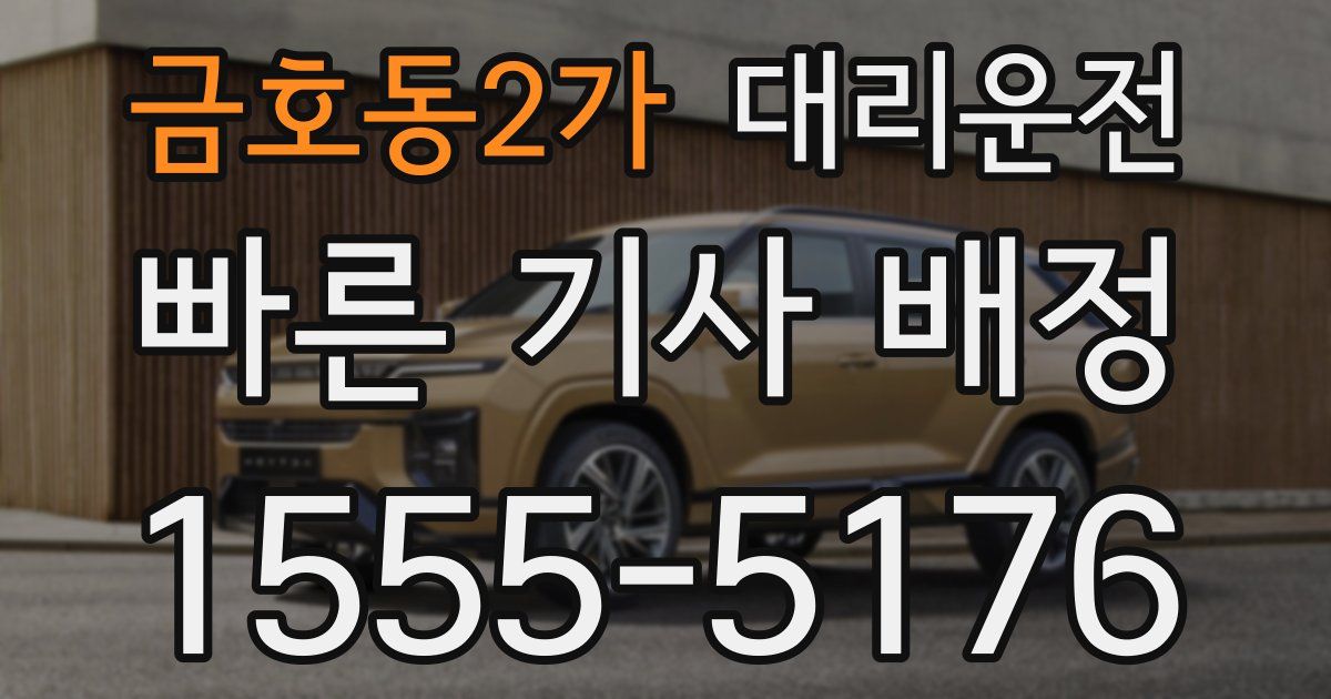 일일대리기사
