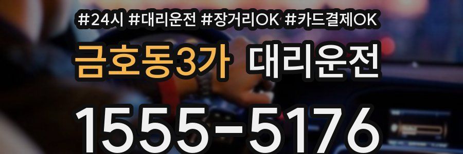 금호동3가 대리운전