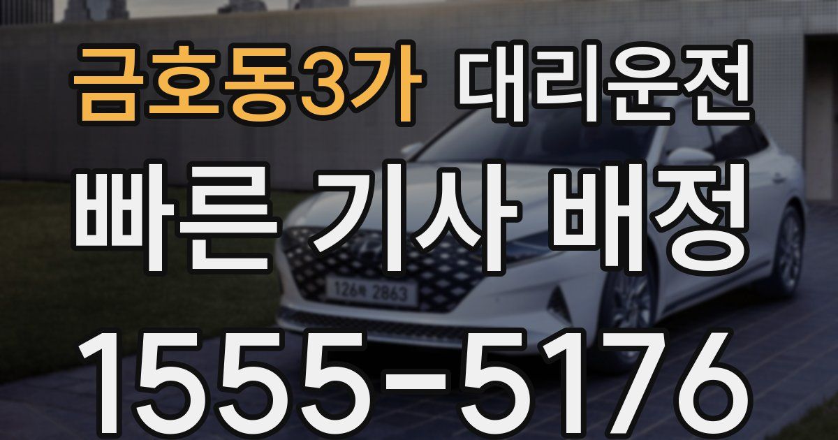 일일대리기사
