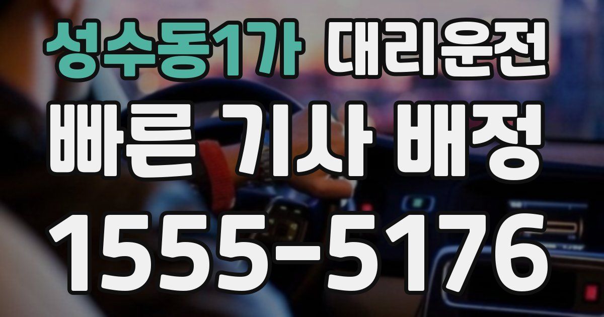 일일대리기사