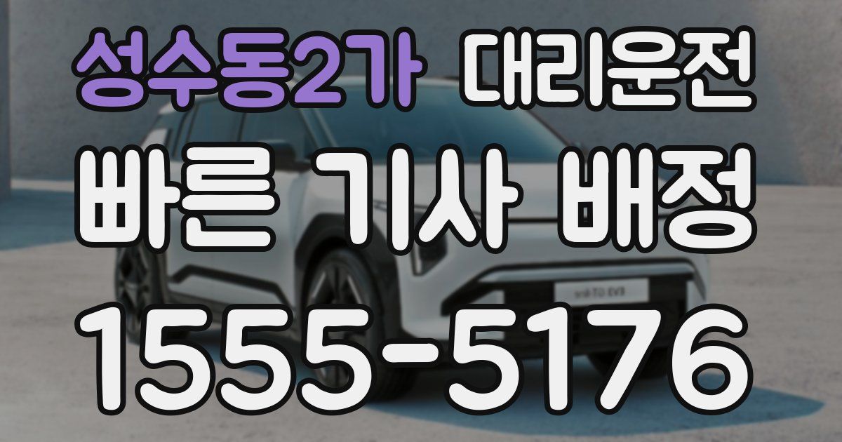 일일대리기사