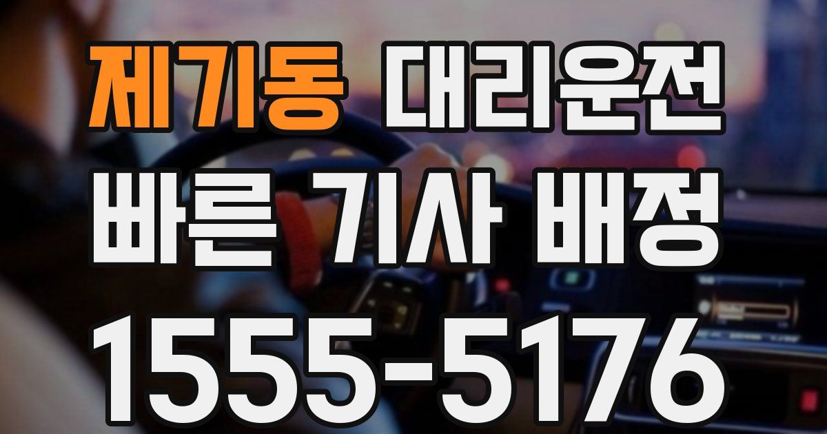 일일대리기사