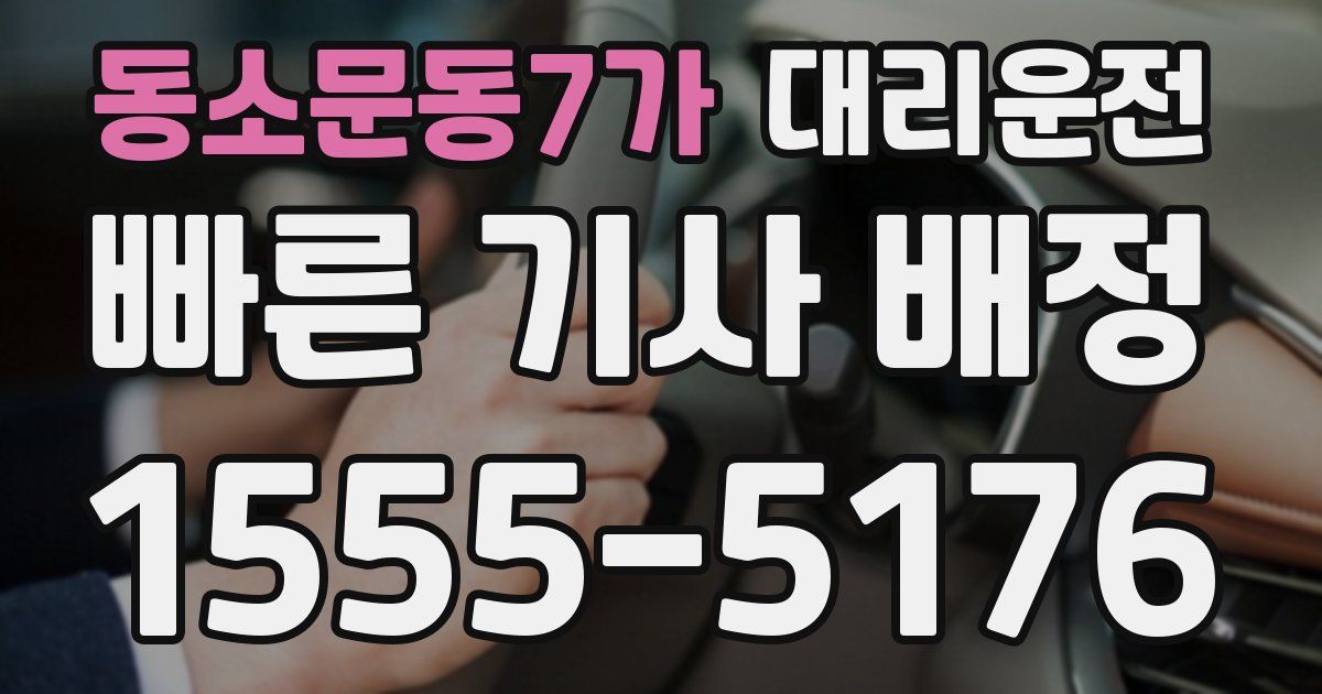 일일대리기사