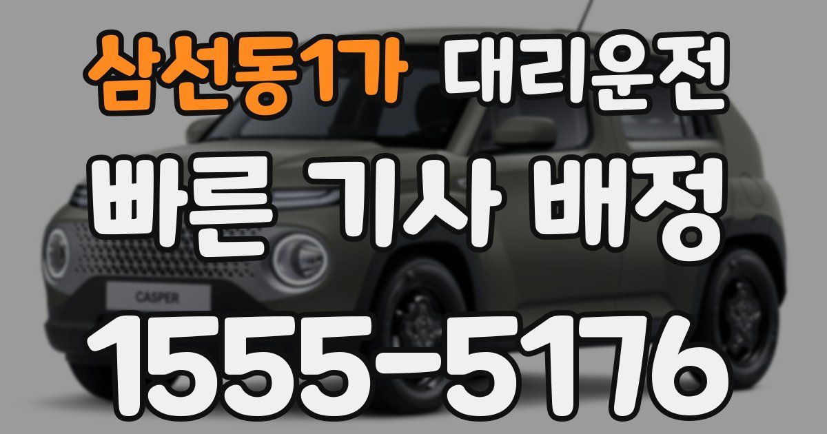 일일대리기사