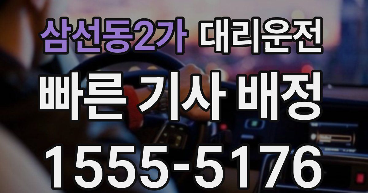 일일대리기사